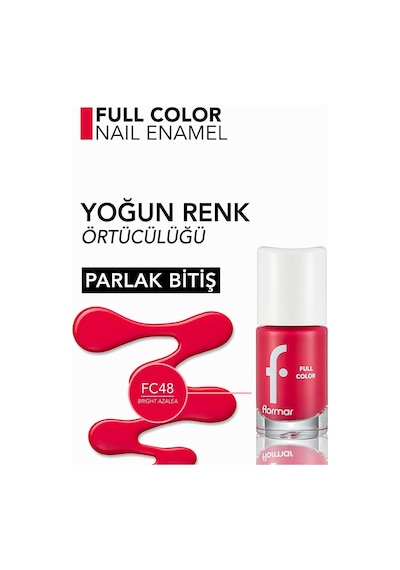 Flormar Oje - Full Color Nail Enamel Fc48 Bright Azalea 34000014-fc48
