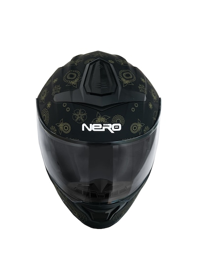 Gp Nero Mks004-Mba2g Güneş Vizörlü Şeffaf Çene Açılır Motosiklet Kaskı Siyah