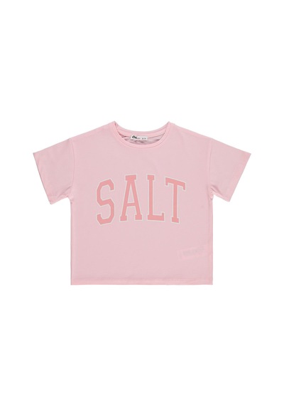 Civil Girls Salt Baskılı 6-9 Yaş Tişört - Pembe