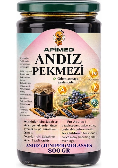 Andız Pekmezi 800 Gr - %100 Doğal Katkısız Saf Öz - Akciğer Dostu