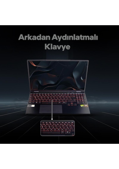 Game Garaj Slayer SR7T-5060-C1 R7-255 16 GB 1 TB SSD RTX5060 15.3" Free Dos Dizüstü Bilgisayar