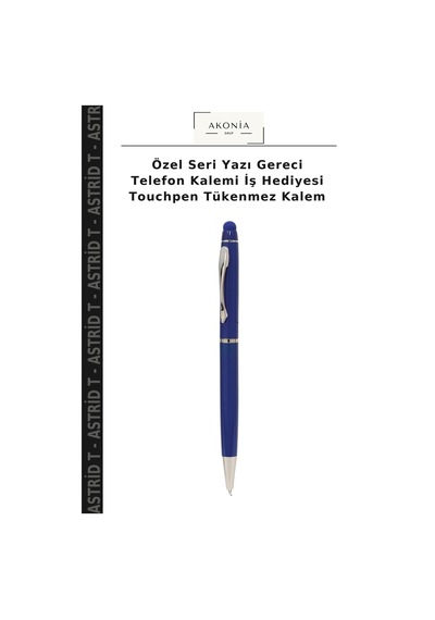 Özel Seri Yazı Gereci Telefon Kalemi İş Hediyesi Touchpen Tükenmez Kalem Çok Renkli