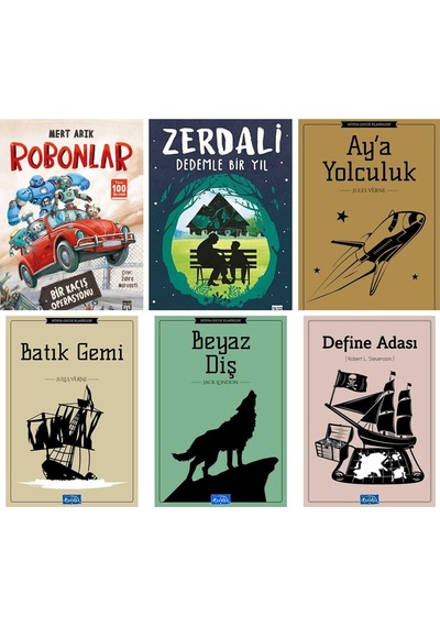 Zerdali Dedemle Bir Yıl İlk Genç Timaş,robonlar Bir Kaçış Operasyonu4,5,6,7.sınıflar İçin Okuma Seti