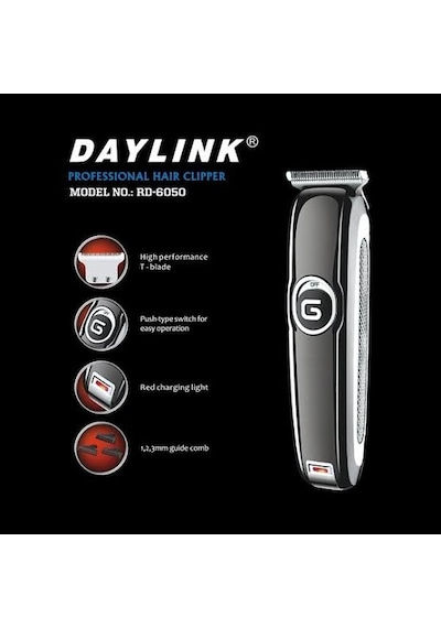 Daylink RD-6050 T Bıçaklı Turbo Saç Sakal Tıraş Makinesi