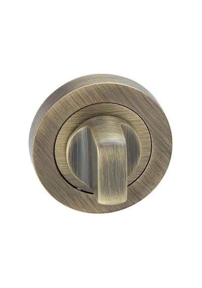 Hafele Yuvarlak Wc Kapı Kolu Rozeti 52mm, Antik Bronz Renk
