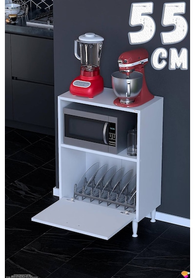 Lara 55 Cm Çok Amaçlı Mikrodalga Dolabı Alttan Kapaklı Fırınlık Kiler Ekmeklik 55x87x32 Cm Beyaz Lara 55 Cm Çok Amaçlı Mikrodalga Dolabı Alttan Kapaklı Fırınlık Kiler Ekmeklik 55x87x32 Cm Beyaz
