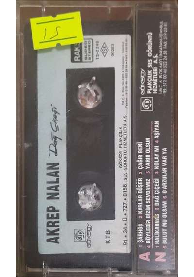 Plak Değildir Kaset Tir Akrep Nalan Dağ Çiçeği Kaset