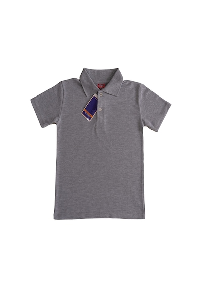 Angelos Girls Kız Çocuk Okul Tarz %100 Pamuk T-shirt -5-17 Yaş Ag006 Gri