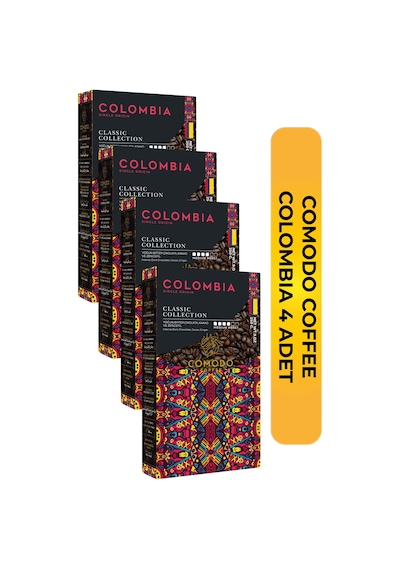 Comodo Coffee Colombia Premium Gold Selection Çekirdek Kahve 4 x 250 G