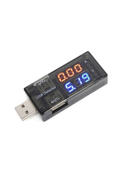 Keweisi USB Voltmetre & Ampermetre - 2x USB Voltaj ve Akım Ölçer