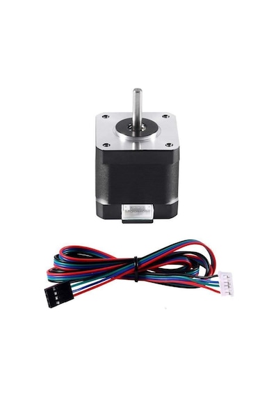 Nema 17 Step Motor 1.5a 0.4nm D Mil 2 Faz 1.5a 1.8 Derece 200 Adım 3d Yazıcı Printer