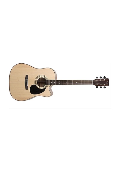 Cort Ad880censw Elektro Akustik Gitar Çantalı Natürel Satin