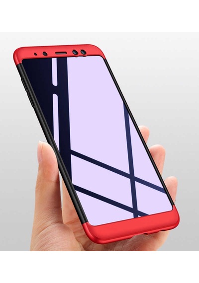 Galaxy Uyumlu A6 2018 Kılıf Zore Ays Kapak Gold