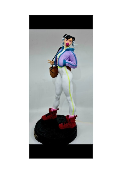 Street Fighter Chun Li Figür 31 Cm Game Sporcu Chun Li Figür