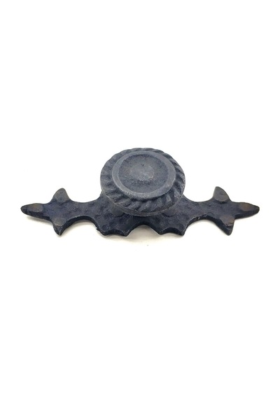 Antika Tarz Dekoratif Pirinç Çizgili Düğme - 25x80 Mm, Oksit 10 CM