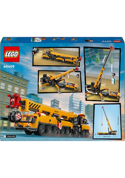 LEGO® 60409 Sarı Mobil İnşaat Vinci 1116 Parça