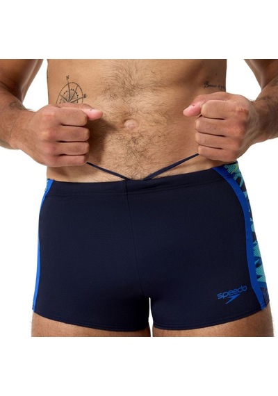 Speedo Hyperboom Splice Aquashort Erkek Yüzücü Mayosu Lacivert