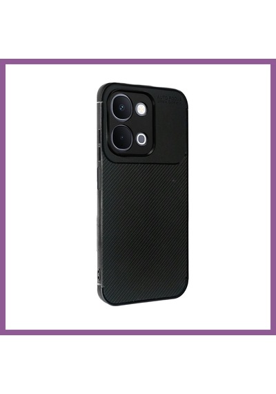 Ren.ga.renk Vivo Y31d Auto Focus Karbon Kapak - Siyah Rengaren