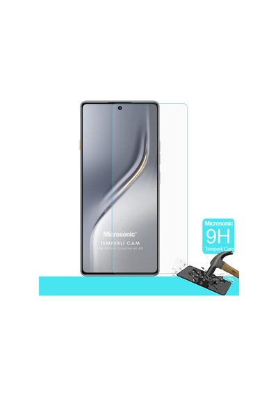 Microsonic Tecno Camon 40 4g Tempered Glass Cam Ekran Koruyucu