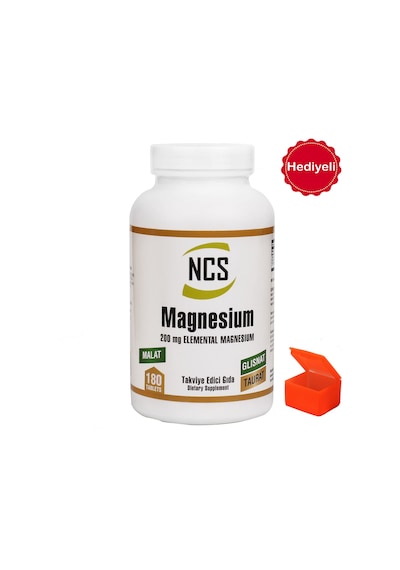 Ncs Magnezyum Malat Glisinat Taurat 180 Tablet Hediyeli
