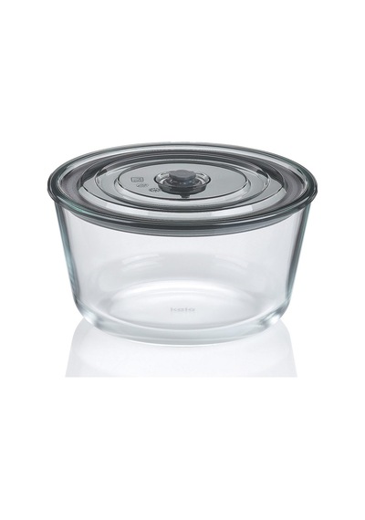 Kela KL-12642 Aurelia Cam Saklama Kabı Yuvarlak 2.2 L Renkli