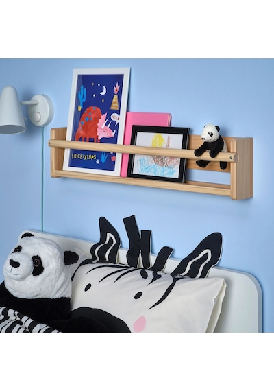 Ikea Djungelskog Peluş Oyuncak 11 Cm Beyaz - Siyah