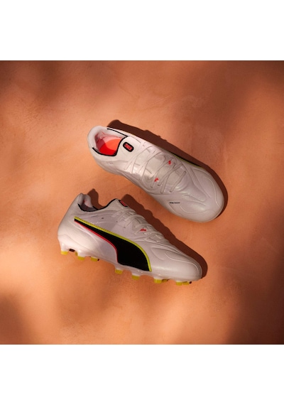 Puma Kıng 20 Ultımate Fg/ag Unısex Krampon 108457 01 Beyaz