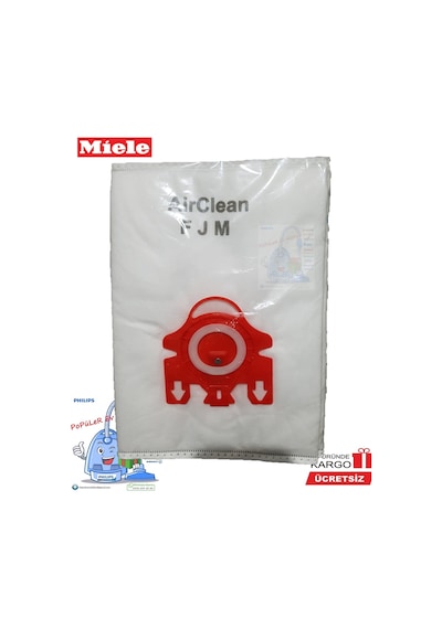 Miele Uyumlu Allergy Control 700 Toz Torbası 4 Adet +Filtre