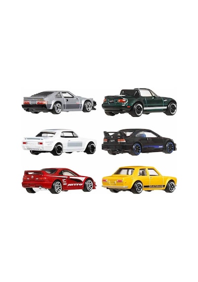 1:64 Hot Wheels Japon Temalı 6 Lı Araba Seti Jby77