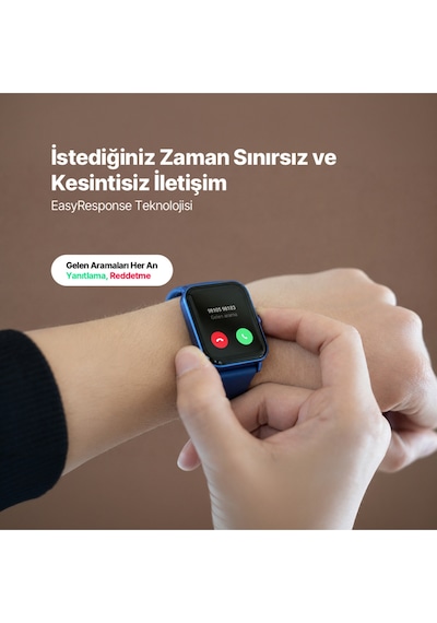 Tempus 2S13WV1 44 Mm Dikdörtgen Kasa Akıllı Saat