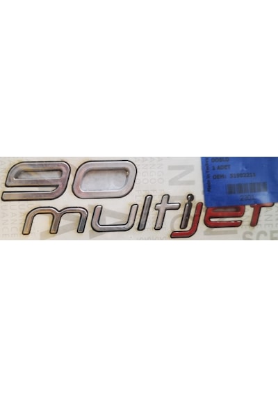 90 Multijet Yazısı Doblo Için Mtj-2301 (481784517)