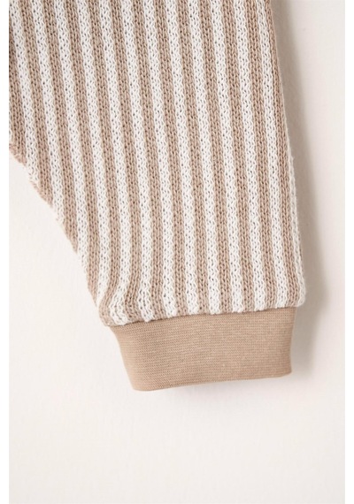 Andywawa Bebek Tinny's Sheeps Alt Üst Takım Bej Ac26160 Beige