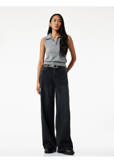 Koton Trousers Siyah 7wal40013md