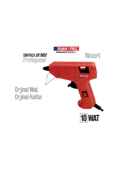 Bay-tec Mum Silikon Tabancası İnce 10 Watt İnce