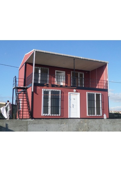 84 M² 63+21 M² 2 KatlıÇatı Verandalı Dış Betopan İç Pvc Konu