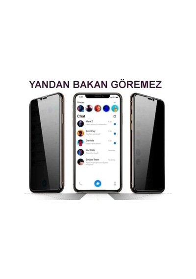 Hubrendy Tedarik Samsung A33 Uyumlu Hayalet Ekran Gizli Tam Kaplayan Kırılmaz Cam Seramik Ekran Koru