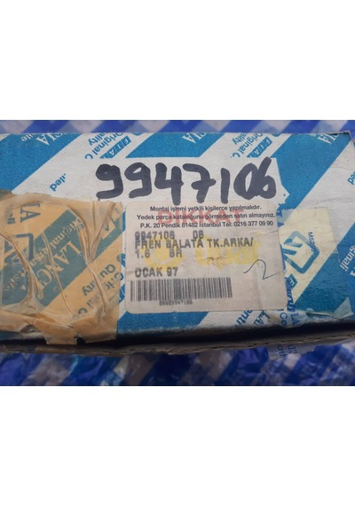 Fiat Marea Bravo Brava Renault R19 Arka Fren Pabuç Balata 9947106