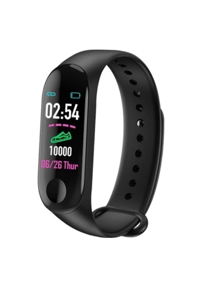 M3 Akıllı Bileklik Saat Watch Band Silikon Kordon Kayışlı