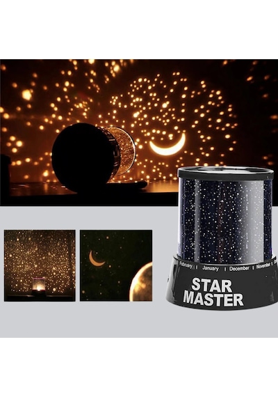 Renk Değiştiren Galaxy Efektli Led Yıldız Projektör Renkli