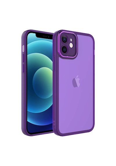 Kilifone - Apple Uyumlu iPhone 11 - Kılıf Sert Kamera Korumalı Post Kapak - Derin Mor