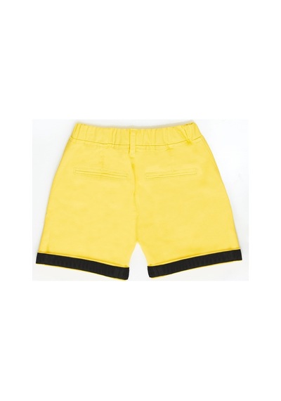 Denokids Mushi Sarı Erkek Çocuk Gabardin Şort Çok Renkli