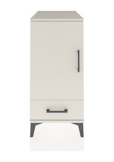 Kronos Komodin 3 Raflı Tek Çekmeceli Tek Kapaklı 44x59x96 Aytaşı-aytaşı Aytası