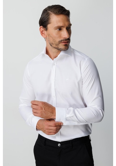 Igs Beyaz Slim Fit Dar Kalıp Klasik Yaka Düz Uzun Kollu Cepsiz %100 Pamuk Non Iron Ütü İstemeyen Gömlek -19997 Igs Beyaz Slim Fit Dar Kalıp Klasik Yaka Düz Uzun Kollu Cepsiz %100 Pamuk Non Iron Ütü İstemeyen Gömlek -19997