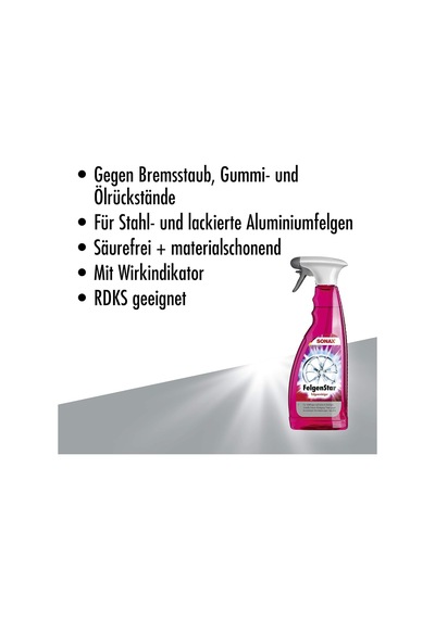 Ayrex Sonax 227 400 Jant Temizleyici, Renkli, 750 Ml