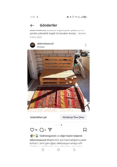 Palet Koltuk Bej Bej