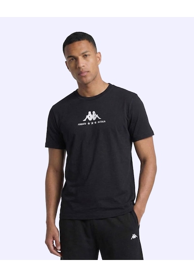 Kappa Fontado Tee Erkek Siyah Regular Tişört
