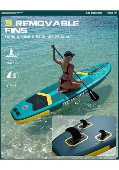 Aır Power Core Şişme Sup Board 335x86x15 Cm Geniş Ve Dengeli Stand Up Paddle Board Tam Set, Deniz & Göl Kullanımı