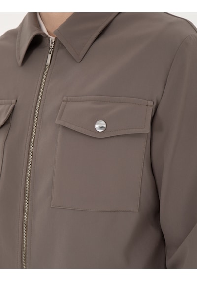 Pierre Cardin Erkek Vizon Ceket 50287776-vr052