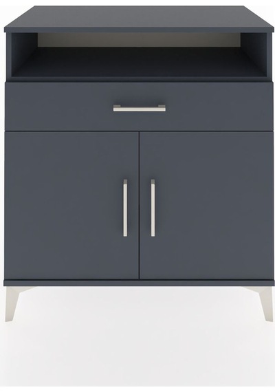 Hyperion Şifonyer Tek Çekmeceli 2 Kapaklı 88x44x96 Antrasit-a... Antrasit