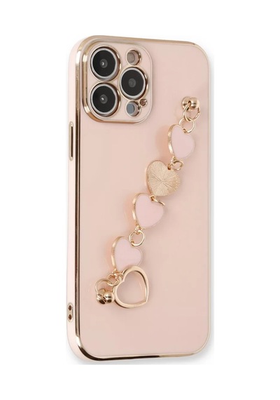 Newface Apple İphone 14 Pro Max Kılıf Esila Silikon - Pudra